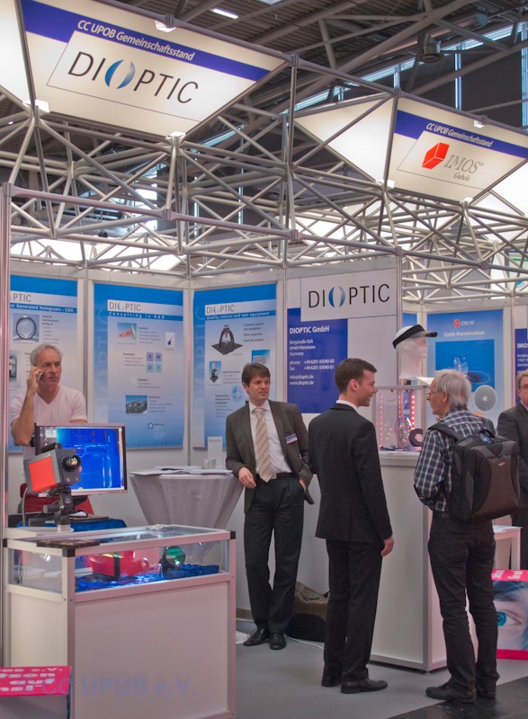 Messeauftritt des CC UPOB e.V. auf der Laser 2013 in München (Bild: CC UPOB e.V.)