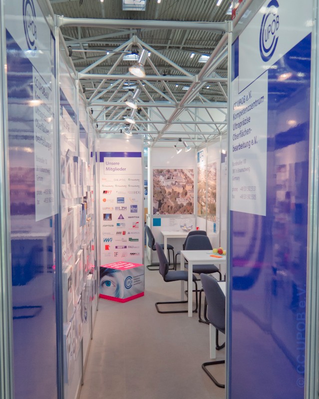Messeauftritt des CC UPOB e.V. auf der Laser 2013 in München (Bild: CC UPOB e.V.)
