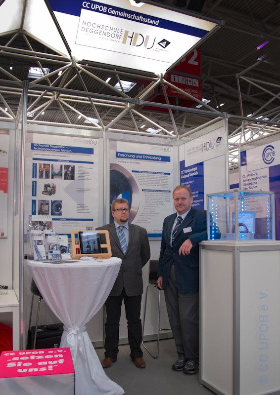Messeauftritt des CC UPOB e.V. auf der Laser 2013 in München (Bild: CC UPOB e.V.)