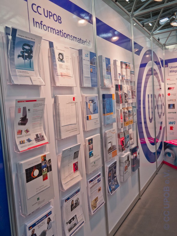 Messeauftritt des CC UPOB e.V. auf der Laser 2013 in München (Bild: CC UPOB e.V.)