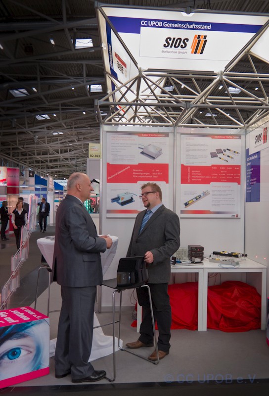 Messeauftritt des CC UPOB e.V. auf der Laser 2013 in München (Bild: CC UPOB e.V.)