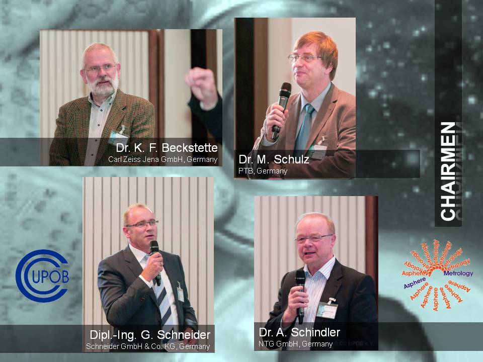 Die Chairmen der Sessions (Bild CC UPOB e.V.)